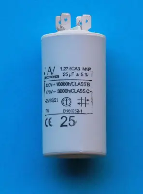 Condensateur 25µF - DAB - 1 CV mono