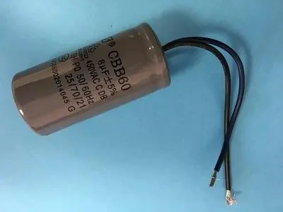 Condensateur 8µF - 450VAC 70 X 40mm pour SS/SD/SQ/SP/ST050 pompe (220V/50-60HZ)