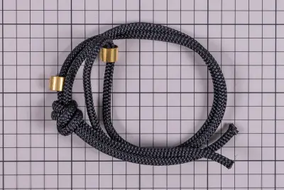 Corde nylon avec bagues de fixation
