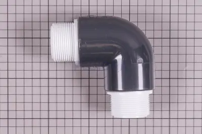 Coude fileté d'aspiration skimmer