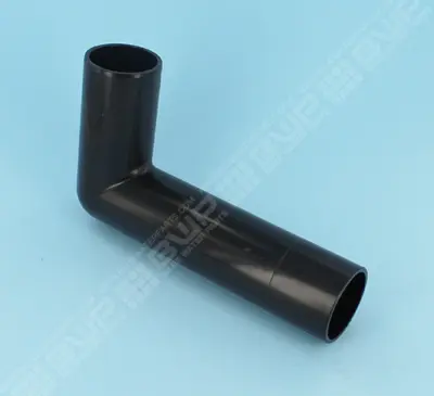Coude tuyau 1"1/2 (Noir) 120mm