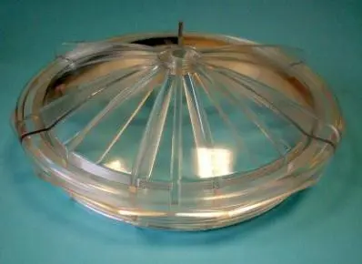 Couvercle FILTRE SAB Jupiter 8" Transparent, trou fileté (101D009)