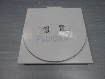 Couvercle rond + cadre carré SK MINI