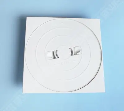 Couvercle rond + cadre carré SK Prestige - BLANC
