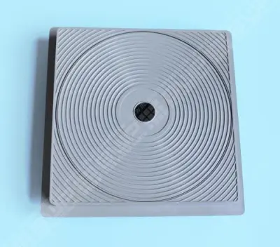 Couvercle SK Standard rond + cadre carré - GRIS