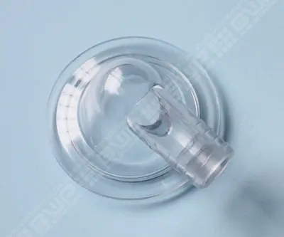 Couvercle transparent avec embout cannelé Ø32mm