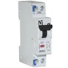 Disjoncteur unipolaire +neutre 32A