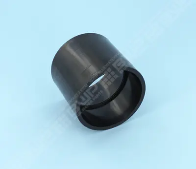 Embout ABS noir Ø75 mm