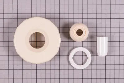 Enjoliveur refoulement Multiflow + rotule + siège - couleur SABLE