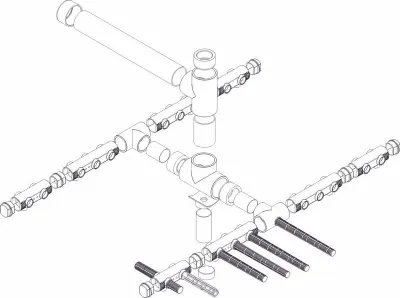Ensemble collecteur BP 2000-110 + support