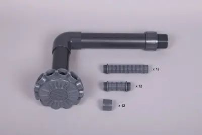 Ensemble collecteur FILTRE SAB Saturne Ø750, avec coude