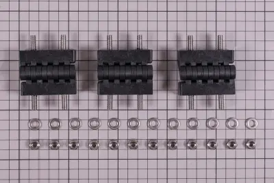 Ensemble de charnières pour couvercle de local technique Keops