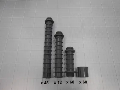 Ensemble de crépines 3/4" pour filtre Ø2000