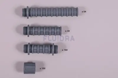 Ensemble de crépines 3/4" pour Filtre Praga Ø2500-160