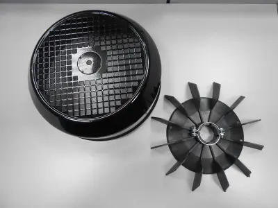 Ensemble ventilateur + couvercle 10,00 à 12,50 CV Ø35 mm PPE Atlas/Colorado
