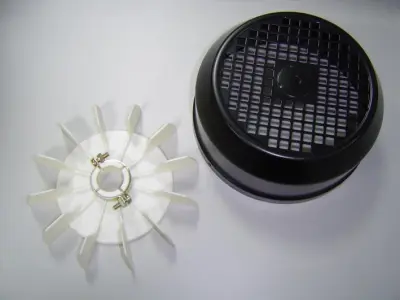 Ensemble ventilateur couvercle 4,5 CV et 5,5 CV