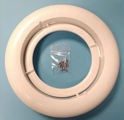 Face avant orientable + vis PROJ PL96 - Blanc