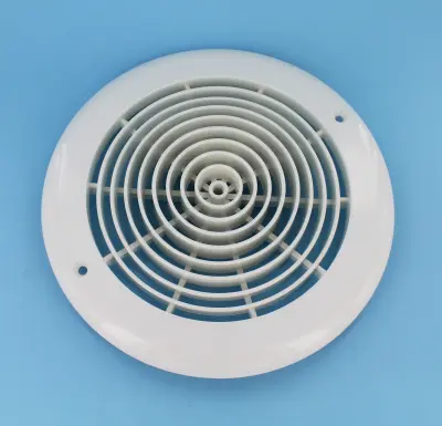 Grille ABS de bonde de fond ronde Ø258 mm + vis (x2)