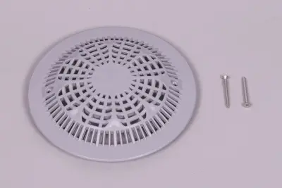 Grille anti-vortex BDF NORMA préfabriqué avec vis Parker - GRIS