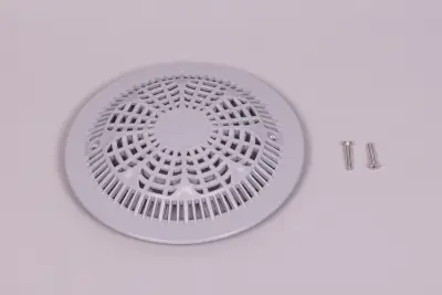 Grille anti-vortex plate BDF NORMA béton + vis - GRIS