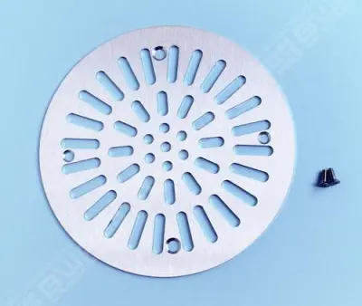 Grille BDF INS Inox plate + 2 vis