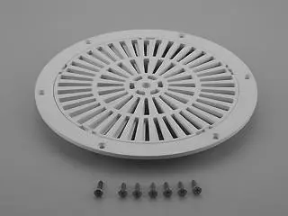 Grille double réglable (+ vis Parker) BR 08317/11796 - 3" ABS