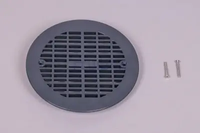 Grille plate BDF NORMA préfabriqué avec vis métriques - ANTHRACITE