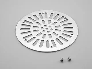 Grille (+ vis) BDF 2" - Inox Béton