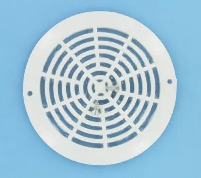 Grille + vis BDF Ady/Serie France BL211-BL210 Blanc