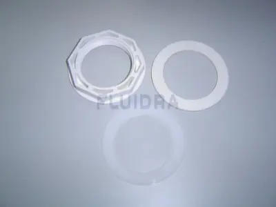 Joint Blanc + écrou bouche refoulement