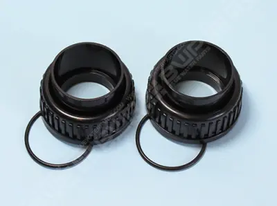 Kit de raccords union set complet, 50 mm comprenant: 2x joints toriques, 2x douilles à collet et 2x écrous-Rac