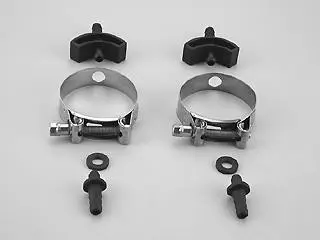 Kit raccords et colliers (x2) pour doseur chlore by pass actuel