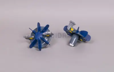 Kit turbines + brosses (x2)