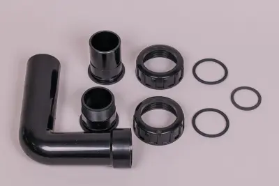 Liaison supérieure et inférieure de vanne noire NM 2" - Entraxe 230 mm