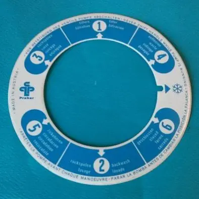 Marquage sérigraphié autocollant vanne 1"1/2