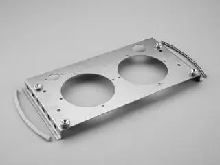 Plaque de fixation INOX double et profil