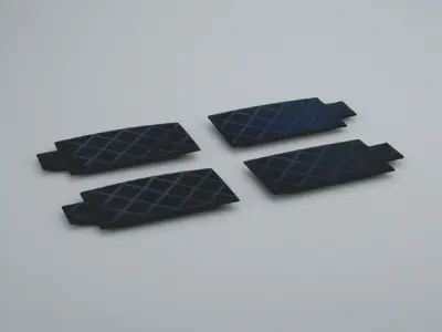Plaque noire pour marche Luxe pour échelle STD/Mixte/Asymétrique