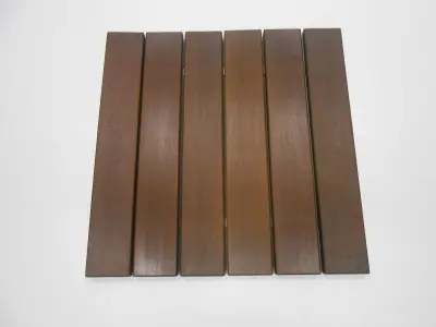 Plateau en bois pour douche Pluvium