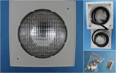 Projecteur carré 300W/12V piscine béton