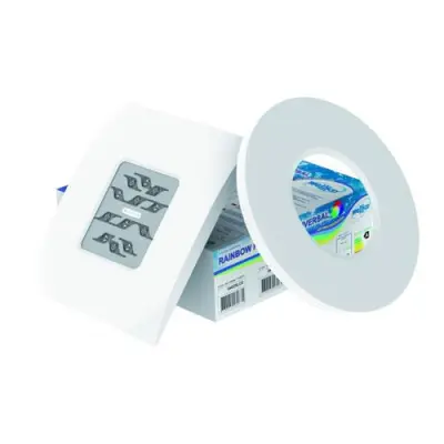 Projecteur Rainbow Power DESIGN 12 Led Couleur (RGB). 850 lumens. 28W + kit adapt. universel + 2 enjoliveurs A