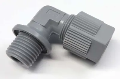 Raccord PA 8-10mm 1/4" 90°