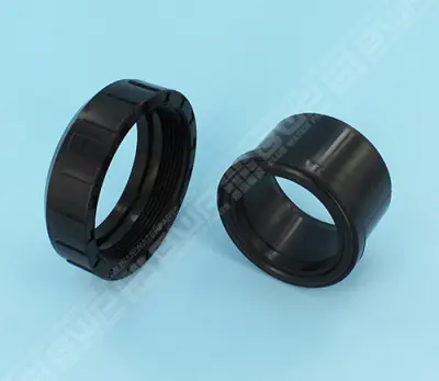 Raccord union Ø63mm (métrique) noir MC12/16