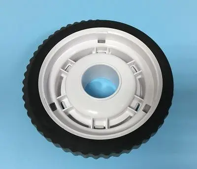Roue blanche + pneu PVA pour robot R3/R5