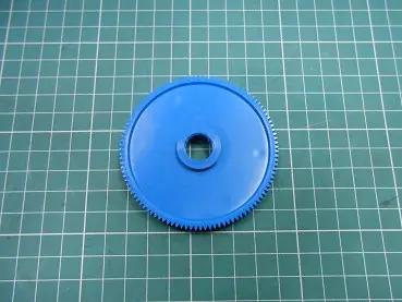 Roue crantée Bleue