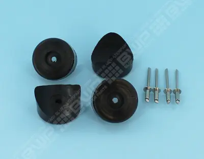 Support concave d'enrouleur avec rivet