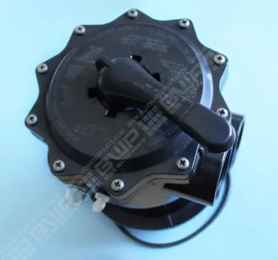 Vanne Top 2" 6 voies noire Filtre SAB Cristal-Flo T760