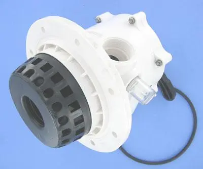 Vanne Top V6 1"1/2 TM12-E blanche à boulonner (x8) - rebord collerette 34mm - entraxes boulons 77-Ø203 mm (ex 