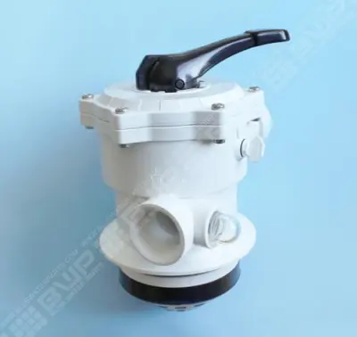 Vanne Top V6 1"1/2 TM12-SF blanche à serrer + joint pour filtres Pentair