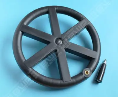 Volant enrouleur Øext 350 mm pour axe Ø20 mm - goupille de 6 mm