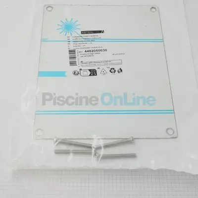 Tôle coffrage + vis pour NCC inox (4402050030)